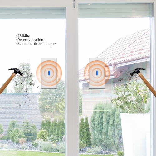 Glass Breack or Vabration Sensor wareless Wifi